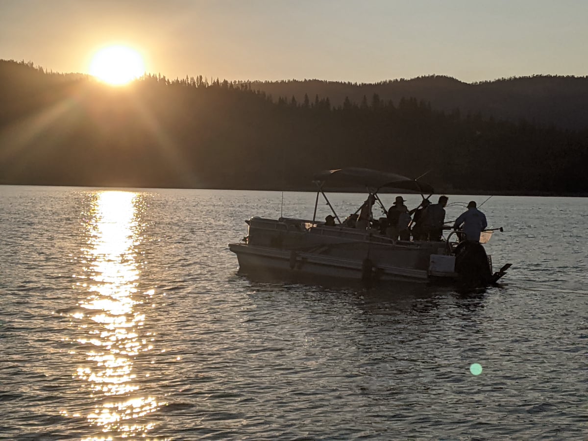 Shaver Lake fishing Sunrise